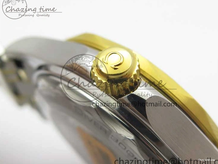 1103 MultiPurpose 2018 Seamaster Diver 300M SS YG VSF 1:1 Best Edition YG Bezel Black Dial on SS YG Bracelet A 7937